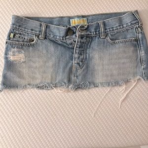 Hollister Jean mini skirt